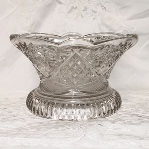 Antique crystal Brilliant bowls